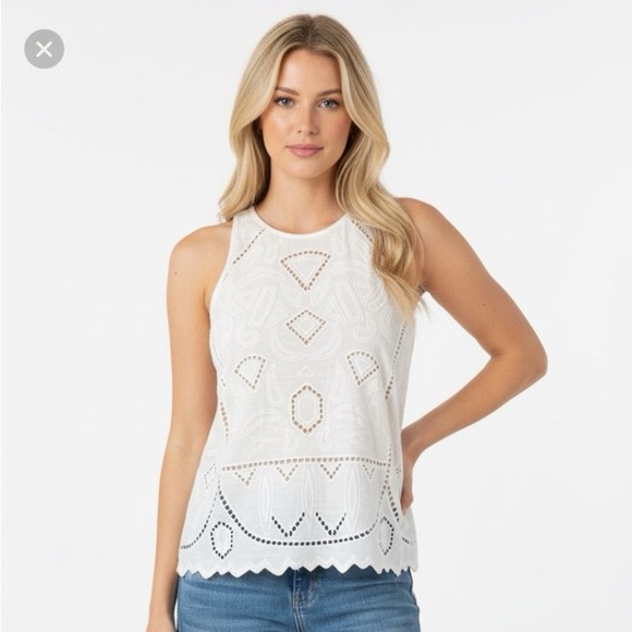 LUCKY BRAND top size medium boho - Picture 1 of 7